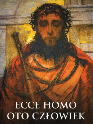 Baner na Wielki Post "Ecce Homo - Oto Człowiek" 75x100cm