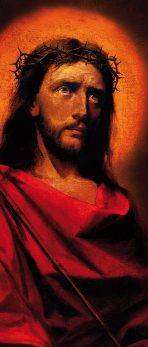 Tło do Ciemnicy, Jezus Chrystus 150x350cm