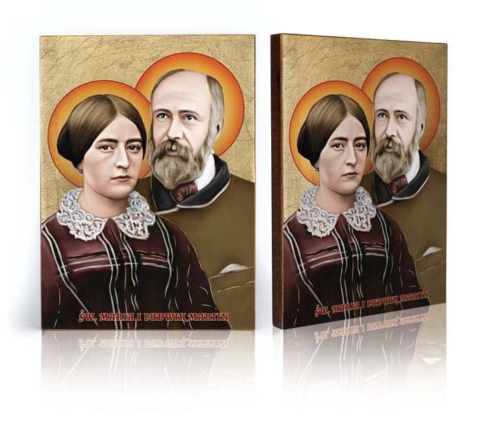 Ikona religijna Św. Maria i Ludwik Martin - Święci Małżonkowie