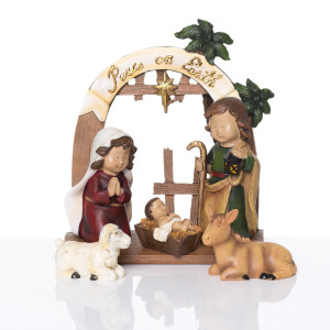 Szopka bożonarodzeniowa - 17 cm - Decorato
