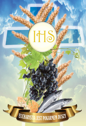Emblemat eucharystyczny, Boże Ciało, Komunia Święta - 25 sztuk