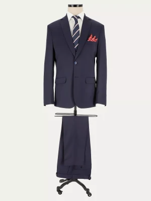 Klasyczny granatowy garnitur slim PRIME LUX NAVY