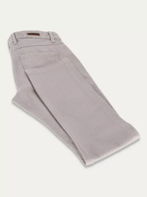 Jasnoszare bawełniane spodnie slim 5-pocket PRIME AXEL