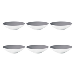 Seltmann Weiden - Zestaw 6 talerzy do zupy 20cm Life Fashion Elegant Grey