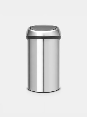 Brabantia - Kosz dotykowy TOUCH BIN 60L Matt Steel Fingerprint Proof