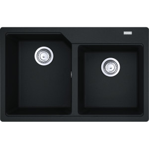 FRANKE - Zlewozmywak wbudowywany Urban UBG 620-36-33 Onyx + wkładka