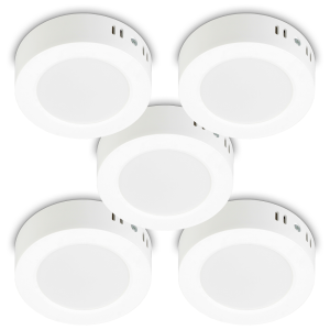 Zestaw 5x Natynkowy Panel LED IP20 4000K TREK 6W