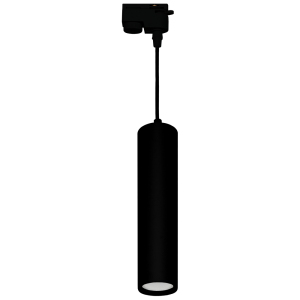 Lampa wisząca do szynoprzewodu GU10 QURIK czarny