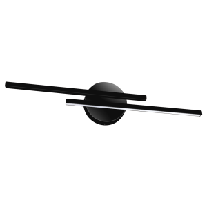 Nowoczesna lampa ścienna kinkiet LED 2x7W IP44 ID3971 czarna