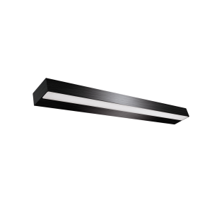 Nowoczesna prostokątna lampa nad lustro LED 9W IP44 ID3967 czarna