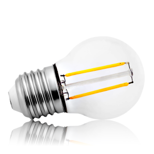Żarówka filament LED E27 G45 2W 240lm biała neutralna