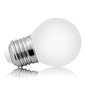 Żarówka LED E27 - duży gwint filament mleczna 400lm G45 4W biała neutralna