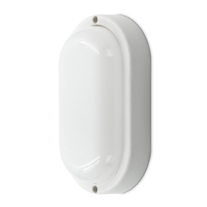 Owalna lampa elewacyjna LED 12W IP54 METEOR biała