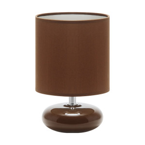 Lampa stołowa biurkowa E14 brązowa ID3145