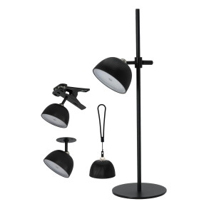 Lampka biurkowa LED 3,5W ładowanie USB wybór barwy światła czarna