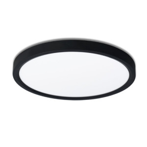 Lampa sufitowa plafon LED 24W CCT IP40 KAMI SLIM czarny