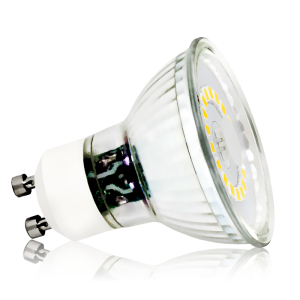 Żarówka LED 18 SMD GU10 5W 400lm biała ciepła