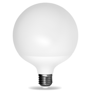 Żarówka LED SMD E27 - duży gwint G120 17W=130W biała ciepła