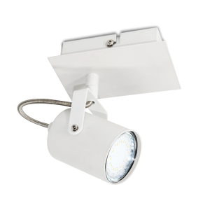 Regulowana lampa sufitowa spot LES GU10 biały
