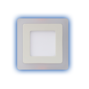 Oprawa sufitowa panel wpuszczany IP42 LED 3W+3W kwadrat ID2895