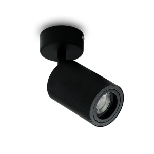 Regulowana lampa ścienno-sufitowa reflektor GU10 czarny ID3534