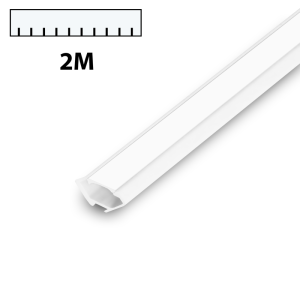 Profil LED PCV CORNER biały 2m klosz mleczny 6853