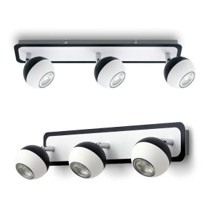 Nowoczesna lampa ścienno-sufitowa regulowana GU10 ID2838