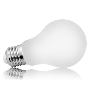 Żarówka filament mleczna LED E27 - duży gwint A60 6W=60W biała ciepła