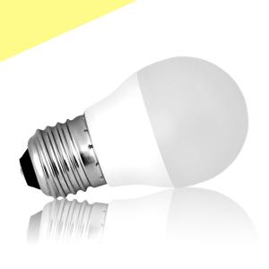 Żarówka SMD LED G45 E27 duży gwint 4W=40W 350lm biała ciepła