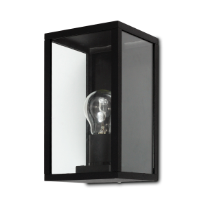 Minimalistyczna lampa zewnętrzna na elewację loft 1xE27 IP44 STELA