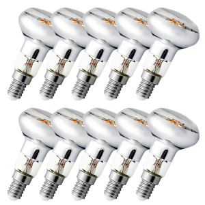Zestaw 10x żarówka filament LED R50 E14 - mały gwint 4W=35W 400lm biała ciepła
