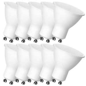 Zestaw 10x żarówka SMD LED GU10 7W=55W 560lm biała dzienna