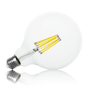 Żarówka filament LED E27 - duży gwint G125 12W 1200lm biała ciepła