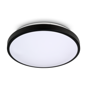 WYPRZEDAŻ Okrągła lampa sufitowa LED 18W=80W 990lm średnica 33 cm OWEN czarny