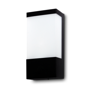 Zewnętrzna lampa ścienna na elewację IP44 COSMO czarna