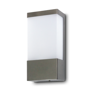 Zewnętrzna lampa ścienna na elewację IP44 COSMO inox
