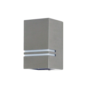Lampa ścienna na elewację IP44 1xGU10 KAZAMI-A inox