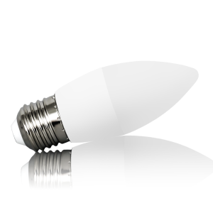 Żarówka LED SMD E27 C37 4W=35W 350lm biała neutralna