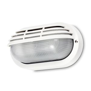 Zewnętrzna lampa ścienna elewacyjna IP44 ROMA biała