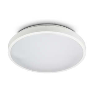 Wewnętrzna lampa sufitowa okrągła średnica 34 cm 2xE27 ROMI biała