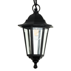 Zewnętrzna lampa wisząca latarynka E27 IP44 ERANO-D
