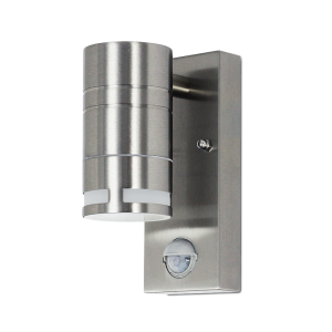Zewnętrzna lampa ścienna z czujnikiem ruchu i zmierzchu IP44 1xGU10 MOSTAR-S