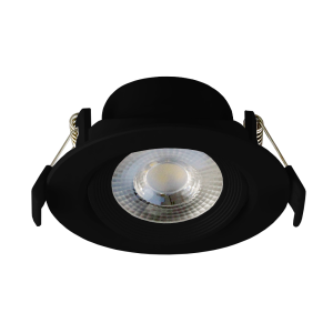 Lampa wpuszczana oczko downlight LED 7W 595lm CCT KARO IP44 czarna