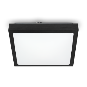 Kwadratowa lampa sufitowa 2xE27 IP20 30cm x 30cm SAMI czarna