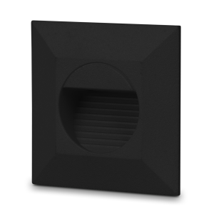 Nowoczesna oprawa schodowa LED 2W IP54 KAGI czarna