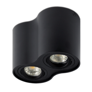 WYPRZEDAŻ Lampa sufitowa tuba regulowana K-31-2 GU10 czarna