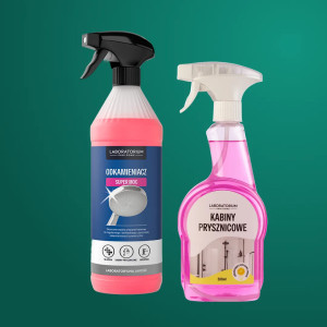 Zestaw D-LUX Odkamieniacz 1L + D-LUX Kabiny Prysznicowe 500ml