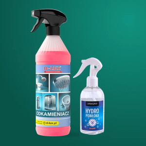 Zestaw D-LUX Odkamieniacz 1L + Powłoka Hydrofobowa 250 ml