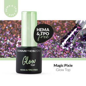 Top hybrydowy z drobinkami Top Glow Magic Pixie - 7ml