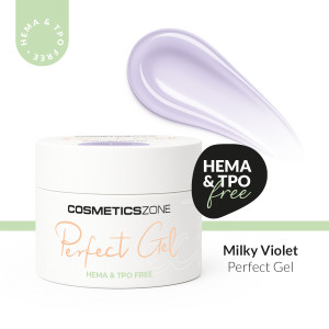 Żel do przedłużania paznokci UV LED Perfect Gel mlecznofioletowy - Milky Violet 50ml
